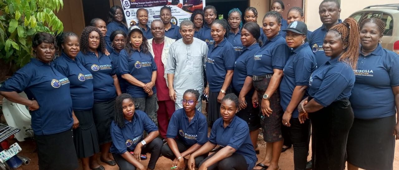 Frontline health workers and KeistraDev facilitators at the 2-day community health training in Umuka, Osumenyi, Anambra State